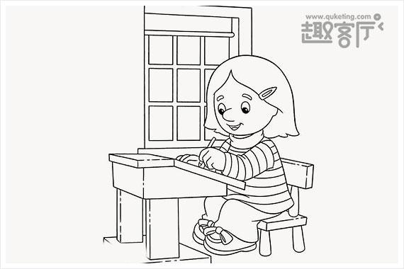 幼儿小女孩简笔画图片大全最简单可爱的人物简笔画