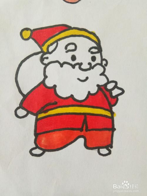 圣诞节简笔画圣诞老人怎么画