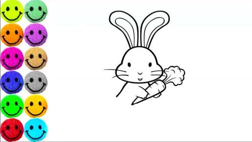 小兔子简笔画教学简单又有趣的学习视频