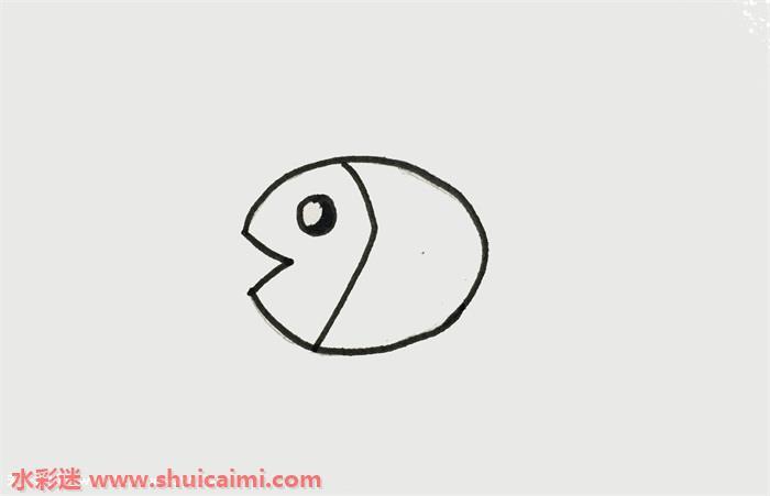 小鱼怎么画小鱼简笔画画法