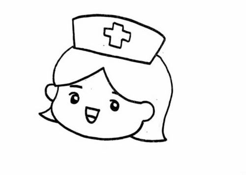 护士护士画法图解教程简笔画怎么画步骤教程